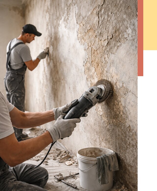 Снятие и удаление краски со стен в Владивостоке от 2135 руб. — ОТДЕЛОЧНИК-Влд