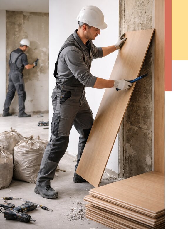 Демонтаж стеновых панелей в Владивостоке от 3558 руб. за м² быстро и недорого | ОТДЕЛОЧНИК-Влд