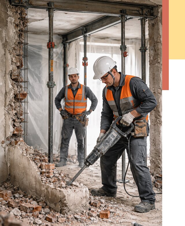 Снос несущих стен в Владивостоке от 10420 руб. — демонтаж несущей стены под ключ | ОТДЕЛОЧНИК-Влд