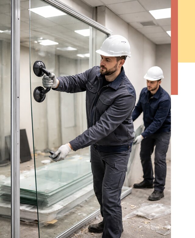 Демонтаж стеклянных перегородок в Владивостоке от 3253 руб. — быстро и недорого | ОТДЕЛОЧНИК-Влд