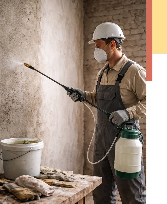 Антисептическая обработка стен в Владивостоке от 1220 руб. — быстро и недорого | ОТДЕЛОЧНИК-Влд