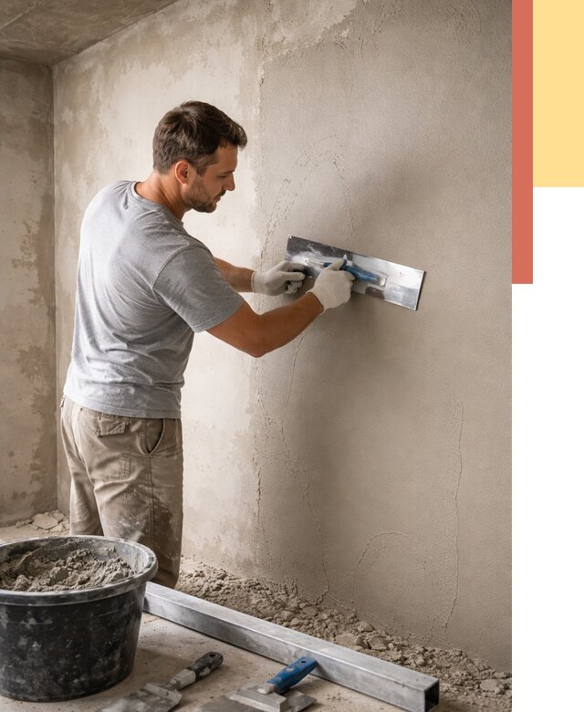 Штукатурка стен без маяков в Владивостоке от 7320 руб/м2 — услуги и цена | ОТДЕЛОЧНИК-Влд