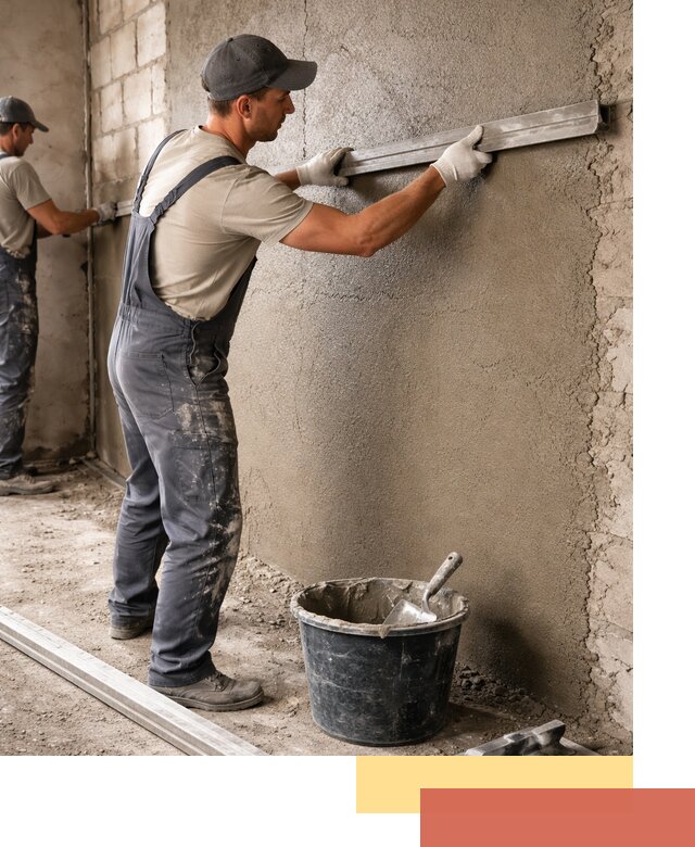 Штукатурка стен цементно-песчаная в Владивостоке профессионально