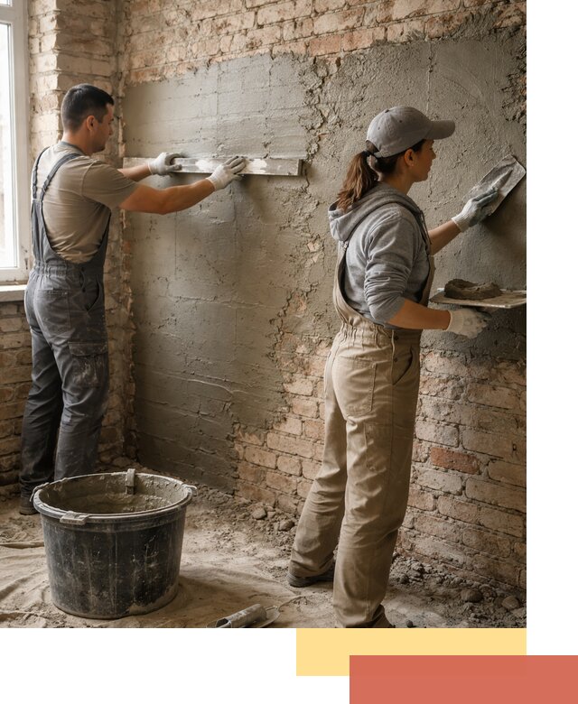 Штукатурка кирпичных стен в Владивостоке — качественно и надежно