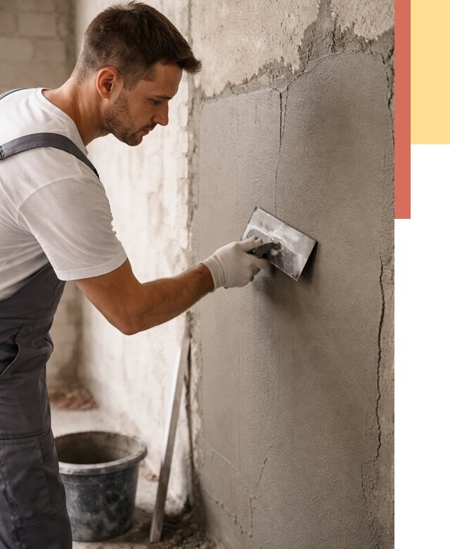 Штукатурка стен под плитку в Владивостоке от 4270 руб./м2 — выравнивание под плитку | ОТДЕЛОЧНИК-Влд