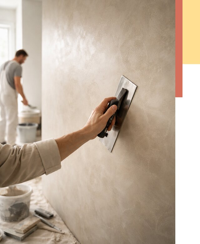 Венецианская штукатурка в Владивостоке от 3558 руб/м² — нанесение стен под ключ | ОТДЕЛОЧНИК-Влд