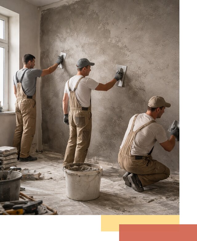 Декоративная штукатурка под бетон в Владивостоке для стен и потолков