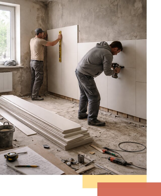 Монтаж ПВХ панелей на стены в Владивостоке качественно и быстро