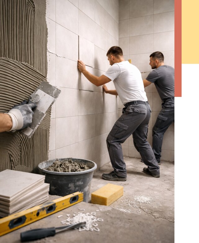 Укладка плитки на стены в Владивостоке от 864 руб. — качественно и недорого | ОТДЕЛОЧНИК-Влд