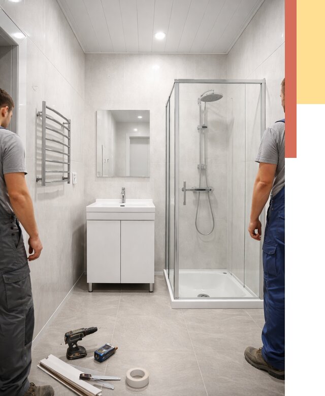 Отделка ванной комнаты панелями ПВХ в Владивостоке от 4575 руб. за м2 | ОТДЕЛОЧНИК-Влд