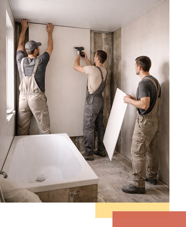 Отделка ванной панели ПВХ профессионально в Владивостоке