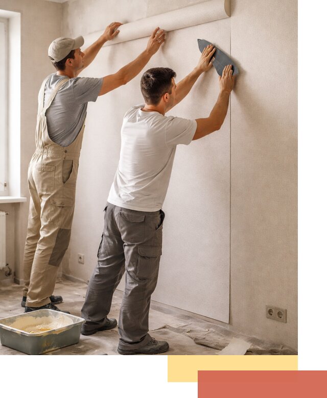 Поклейка виниловых обоев в Владивостоке профессионально и качественно