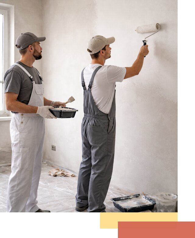 Покраска стен водоэмульсионной краской в Владивостоке