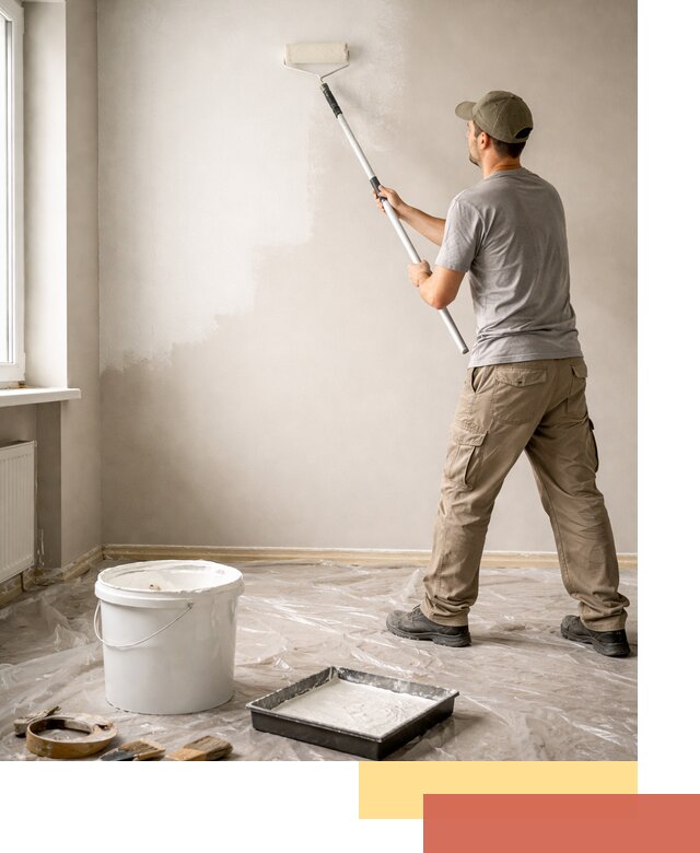 Покраска стен латексной краской в Владивостоке качественно и быстро