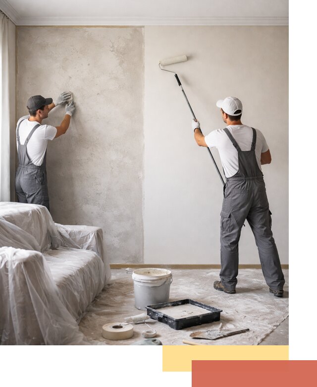 Покраска стен антивандальной краской в Владивостоке