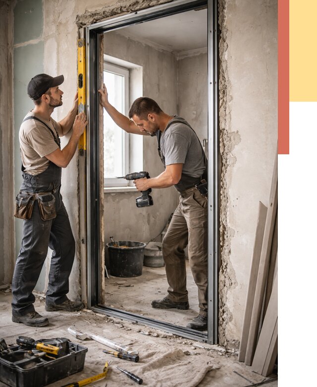 Закладка дверного проема в Владивостоке от 3558 руб. — быстро и недорого | ОТДЕЛОЧНИК-Влд