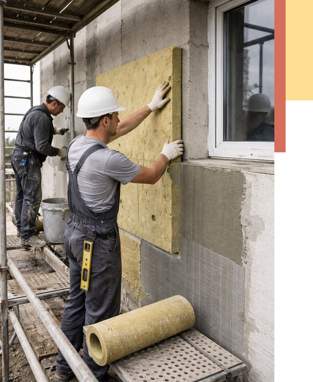 Утепление стен в Владивостоке от 4371 руб. под ключ — быстро и недорого | ОТДЕЛОЧНИК-Влд