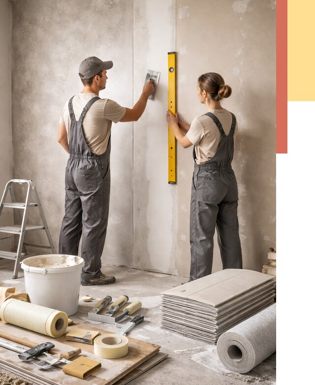 Отделка стен в Владивостоке от 1525 руб/м² — недорого, быстро, под ключ | ОТДЕЛОЧНИК-Влд