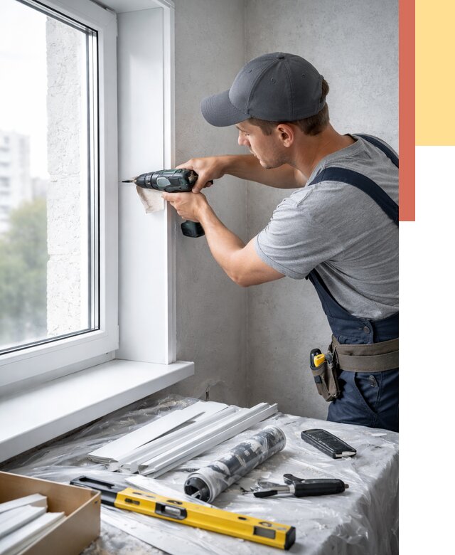 Установка пластиковых откосов в Владивостоке от 2287 руб. | ОТДЕЛОЧНИК-Влд монтаж, быстро и недорого