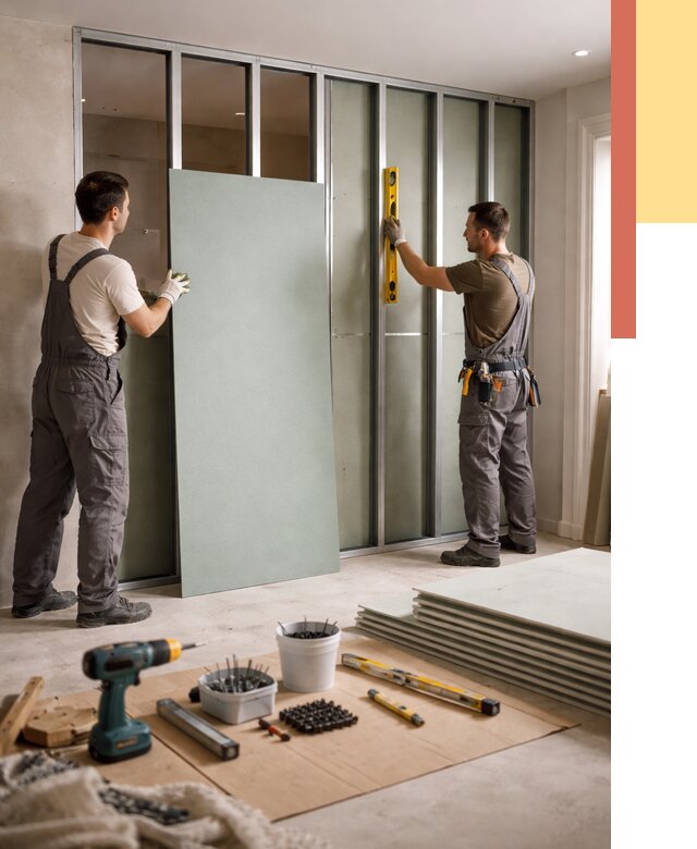 Перегородка из влагостойкого гипсокартона в Владивостоке от 4880 руб. — монтаж под ключ | ОТДЕЛОЧНИК-Влд