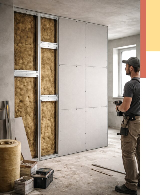 Усиленная перегородка под навеску в Владивостоке от 13012 руб. — монтаж под ключ | ОТДЕЛОЧНИК-Влд