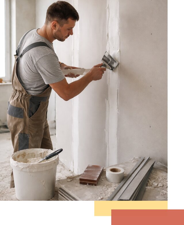 Шпаклевка перегородок из гипсокартона в Владивостоке качественно и быстро