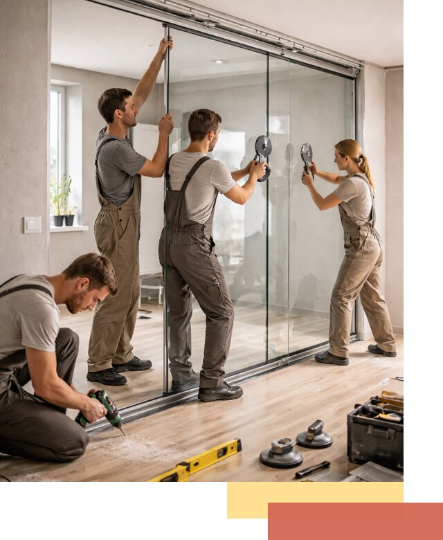 Изготовление стеклянных перегородок на заказ в Владивостоке