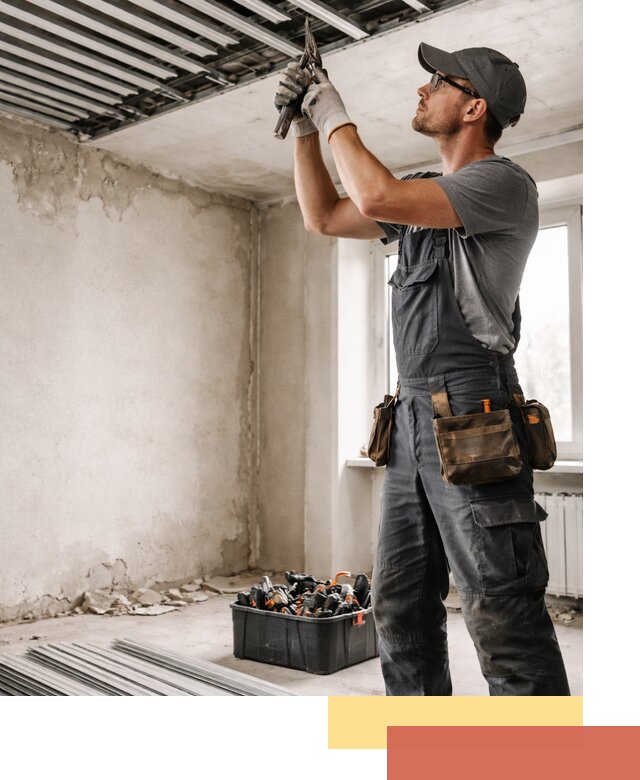 Демонтаж реечного потолка в Владивостоке быстро и аккуратно