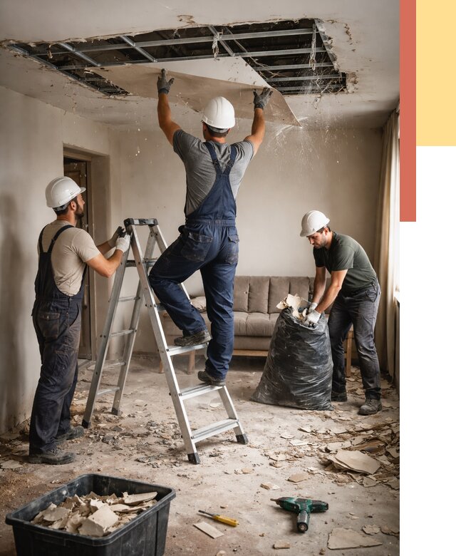 Демонтаж гипсокартонного потолка в Владивостоке от 427 руб. за м2 — ОТДЕЛОЧНИК-Влд