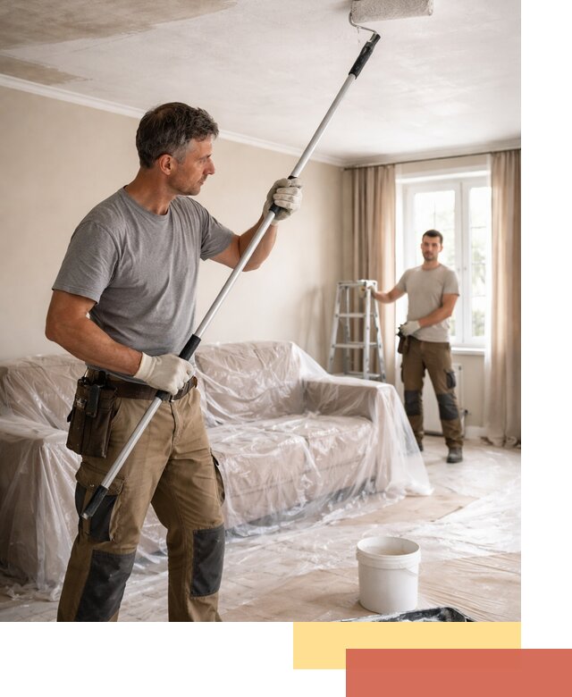 Грунтовка потолка в Владивостоке — подготовка под покраску и отделку