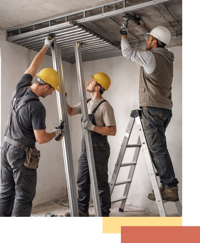 Монтаж реечного потолка под ключ в Владивостоке