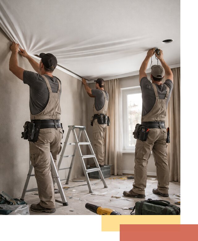 Монтаж матового натяжного потолка в Владивостоке качественно и быстро