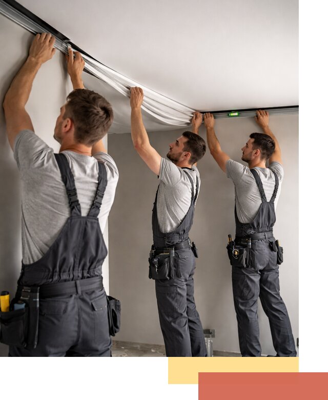 Теневые натяжные потолки в Владивостоке: монтаж и отделка быстро и качественно