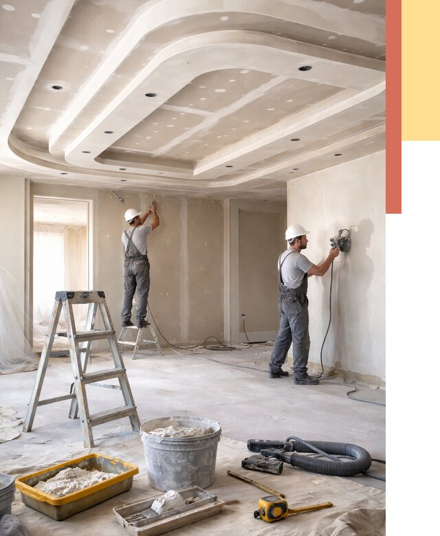 Многоуровневый потолок из гипсокартона в Владивостоке от 762 руб. под ключ | ОТДЕЛОЧНИК-Влд