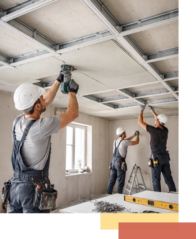 Кессонный потолок из гипсокартона под ключ в Владивостоке