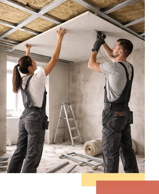 Звукоизоляция потолка из ГКЛ в Владивостоке профессионально и надежно