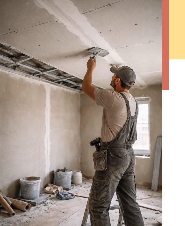 Ремонт потолка из гипсокартона в Владивостоке от 661 руб./м² — быстро и недорого | ОТДЕЛОЧНИК-Влд