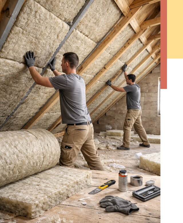 Утепление потолка минватой в Владивостоке от 1474 руб. — быстро и недорого | ОТДЕЛОЧНИК-Влд