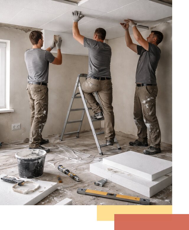 Утепление потолка пенопластом в Владивостоке быстро и качественно